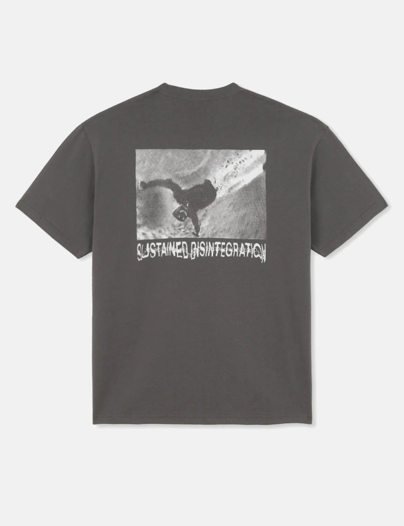 Polar Skate Co. Sustained Disintegration T-Shirt - Graphite Grey