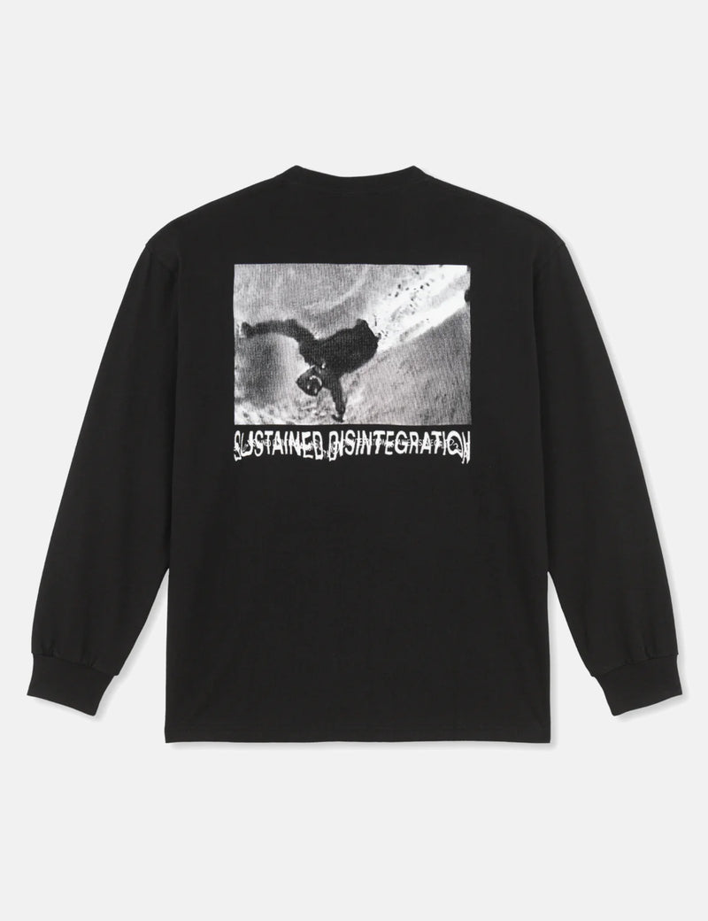 Polar Skate Co. Sustained Disintegration Long Sleeve T-Shirt - Black