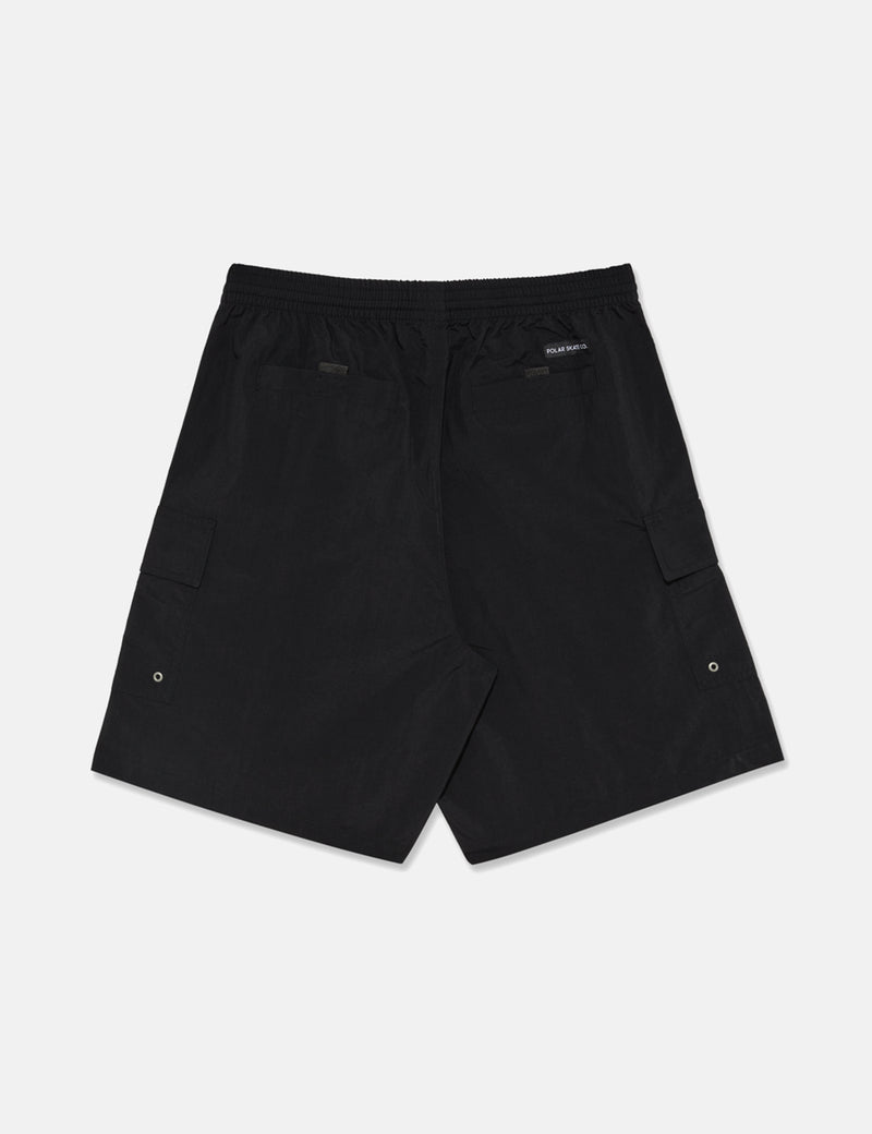 Polar Skate Co. Utility Swim Shorts - Black