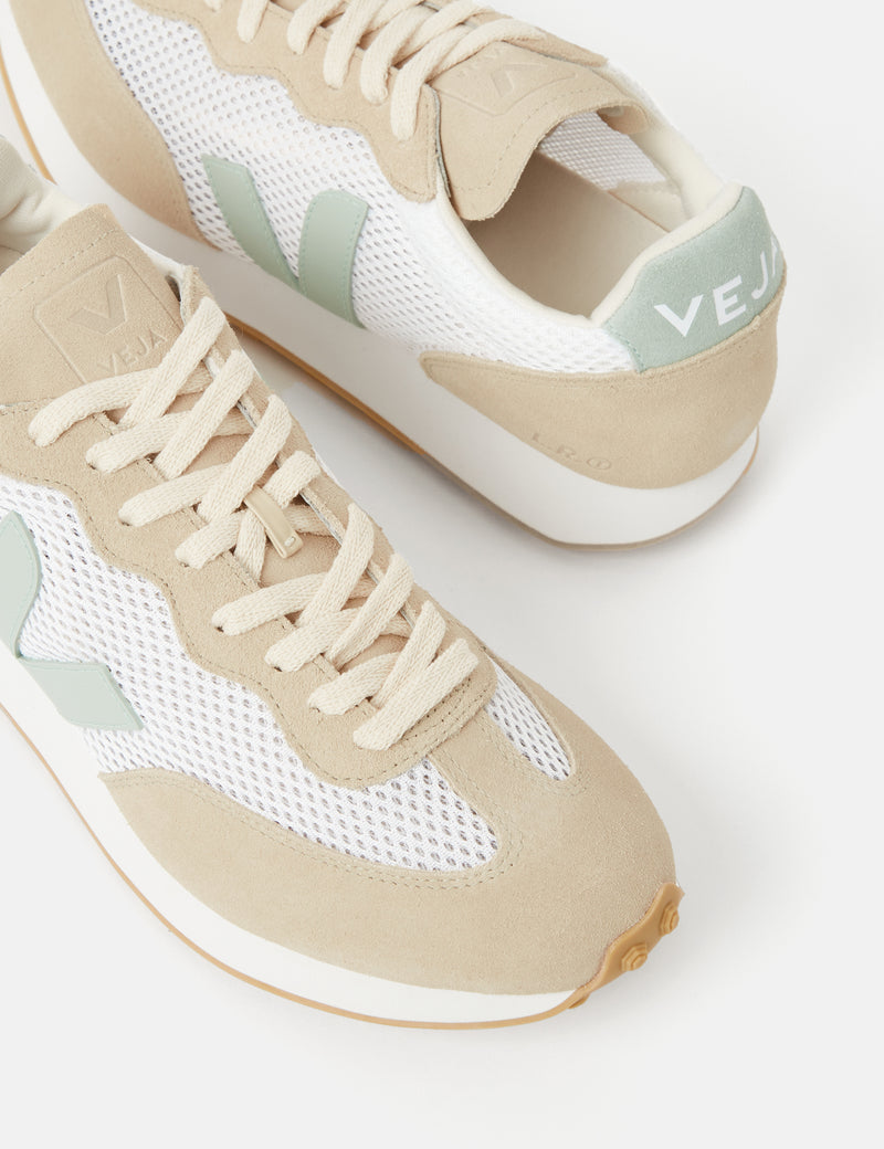 Women's Veja Rio Branco Light Aircell Trainers - Lunar/Matcha