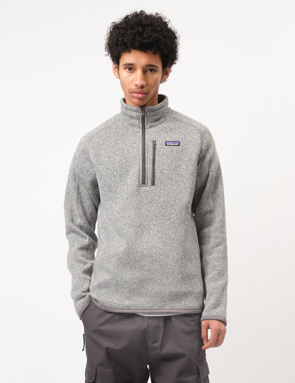 Patagonia Better Sweater 1/4 Zip Fleece - Stonewash Grey