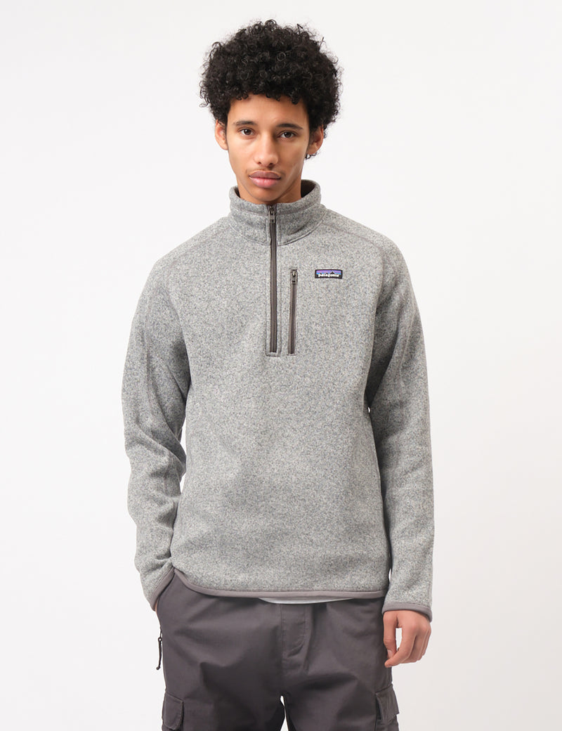 Patagonia Better Sweater 1/4 Zip Fleece - Stonewash Grey