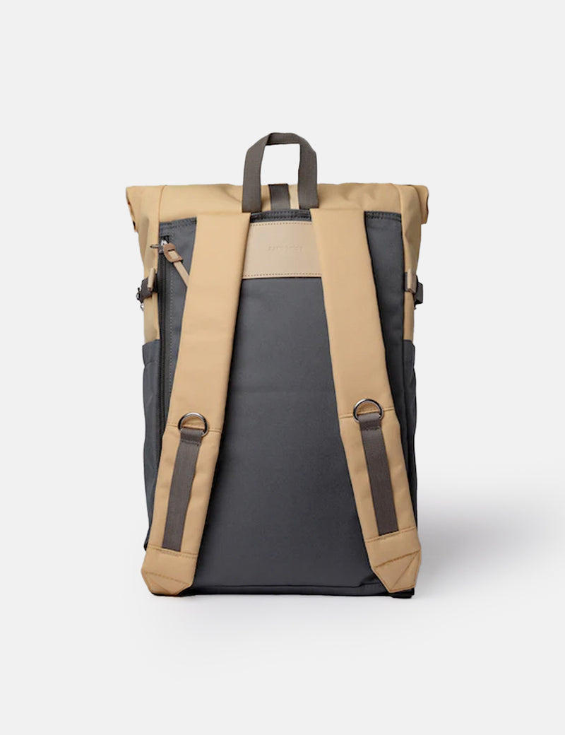 Sandqvist Ilon Rolltop Backpack (Recycled Poly) - Multi Wheat