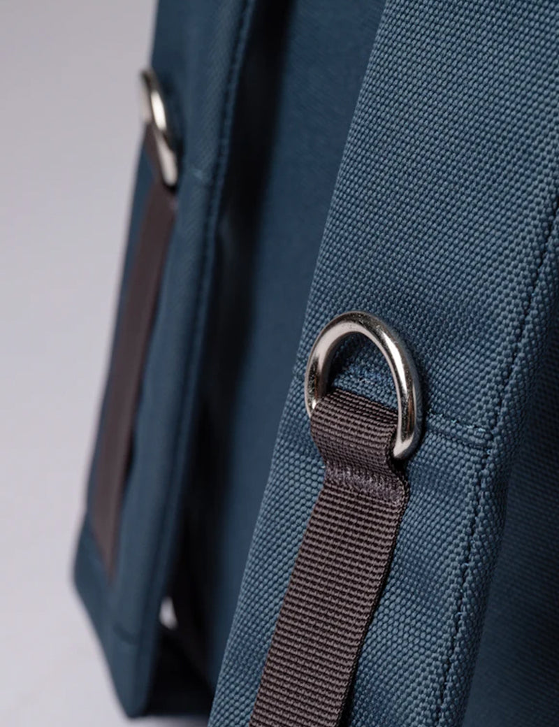 Sandqvist Ilon Rolltop Backpack (Recycled Poly) - Steel Blue