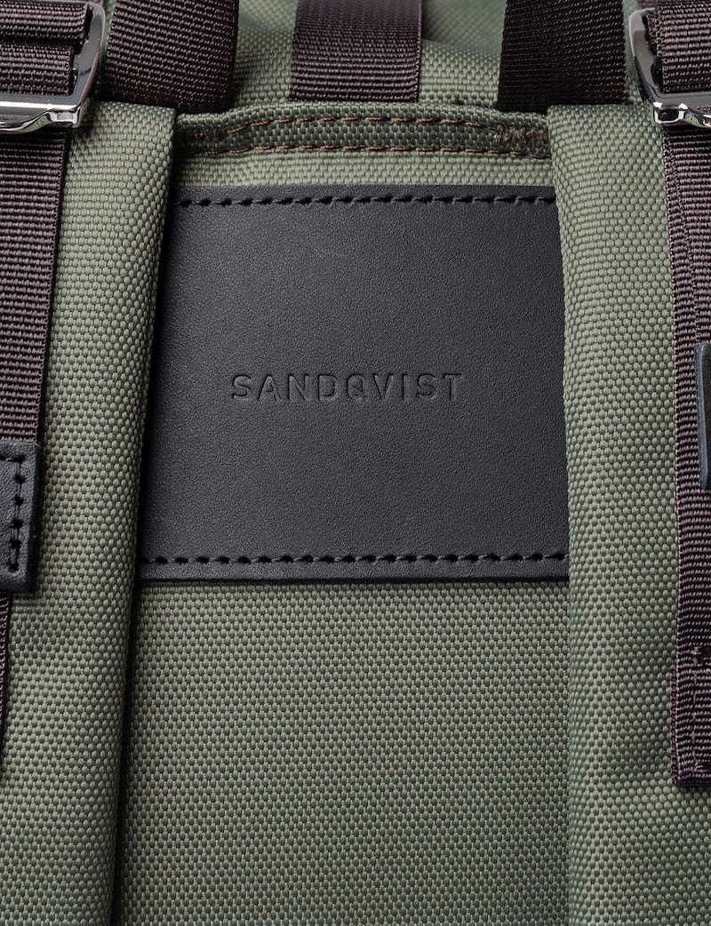 Sandqvist Bernt Backpack - Multi Clover Green