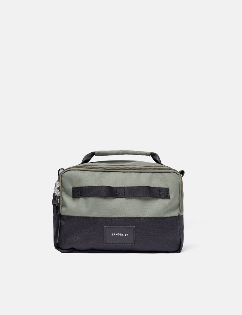 Sandqvist Olof Shoulder Bag (Vegan) - Multi Clover Green