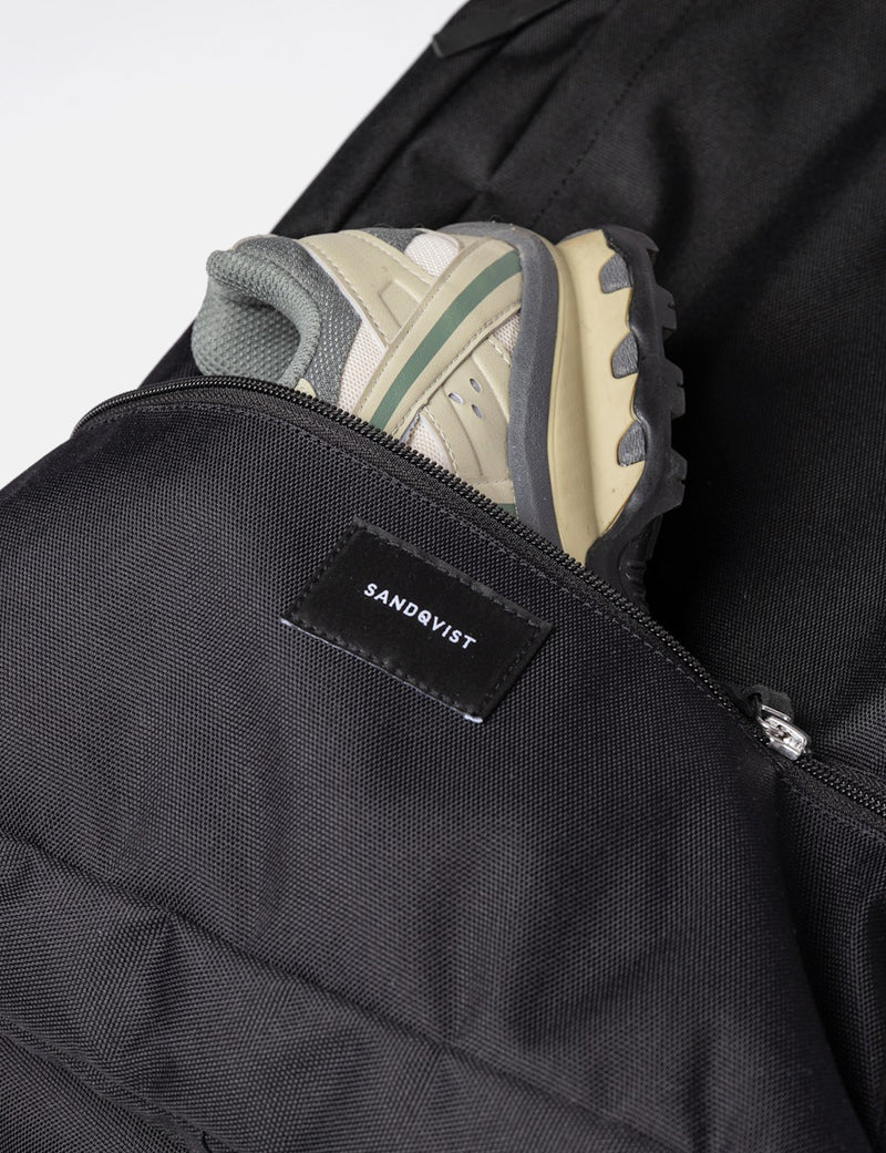 Sandqvist Otis Backpack (Recycled Poly) - Black
