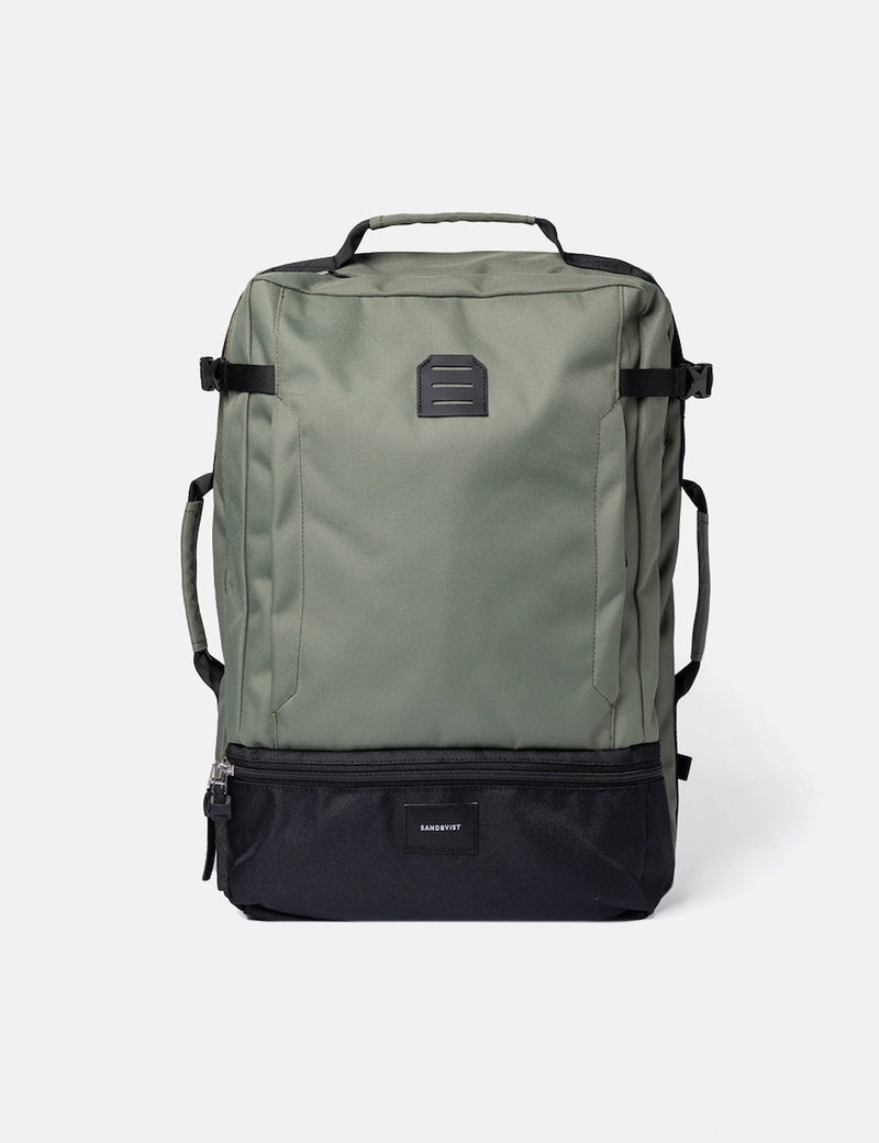 Sandqvist Otis Backpack (Recycled Poly) - Multi Clover Green