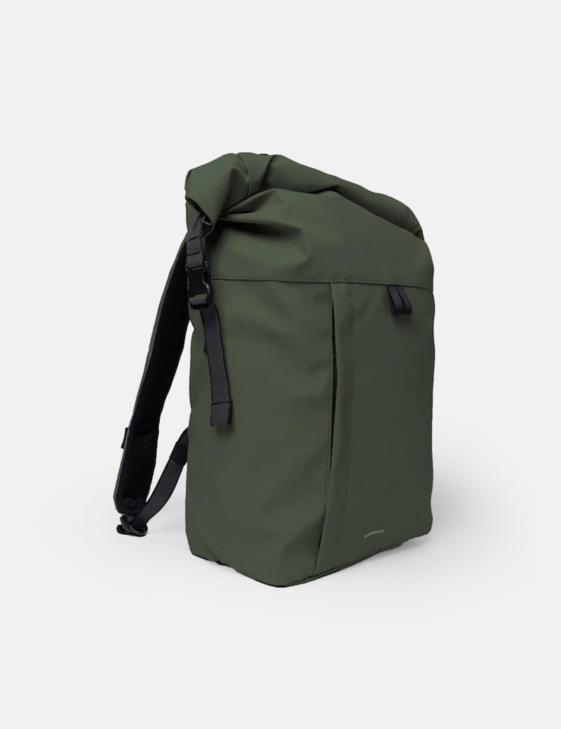 Sandqvist Konrad Rolltop Backpack - Dawn Green