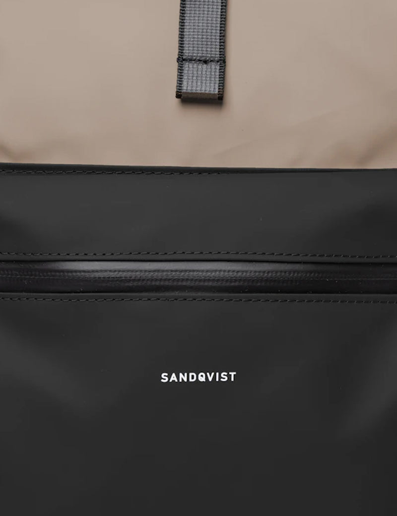 Sandqvist Ruben 2.0 Rolltop Backpack - Multi Beige