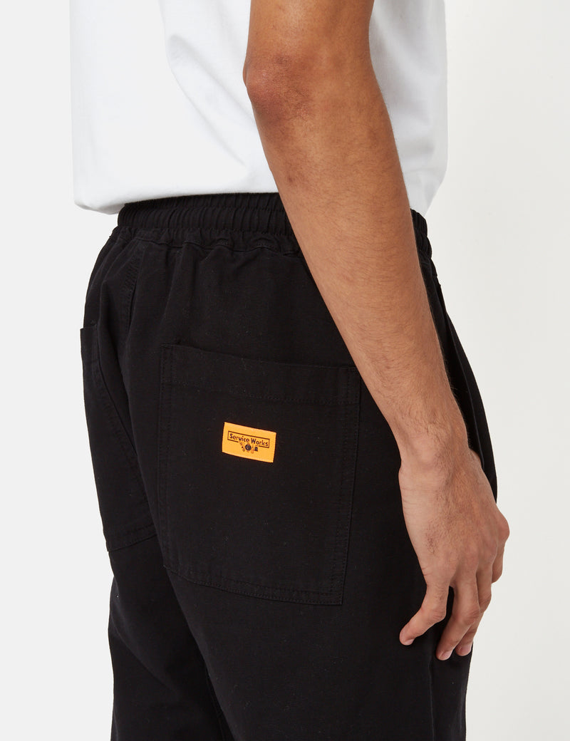 Service Works Classic Chef Pants (Canvas) - Black