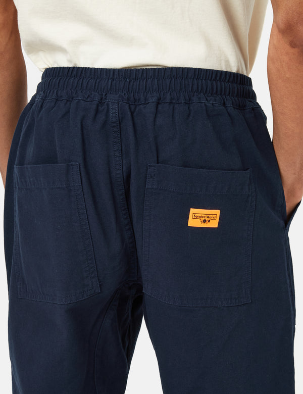 Service Works Canvas Chef Pant - Navy Blue