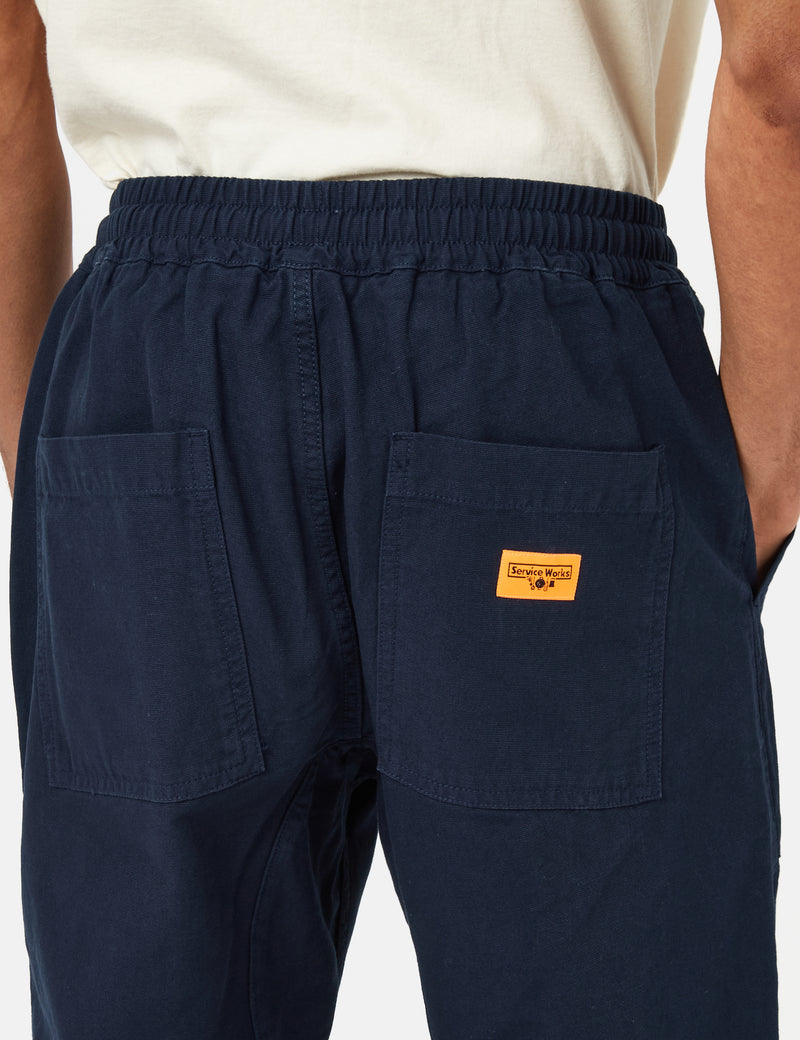 Service Works Canvas Chef Pant - Navy Blue