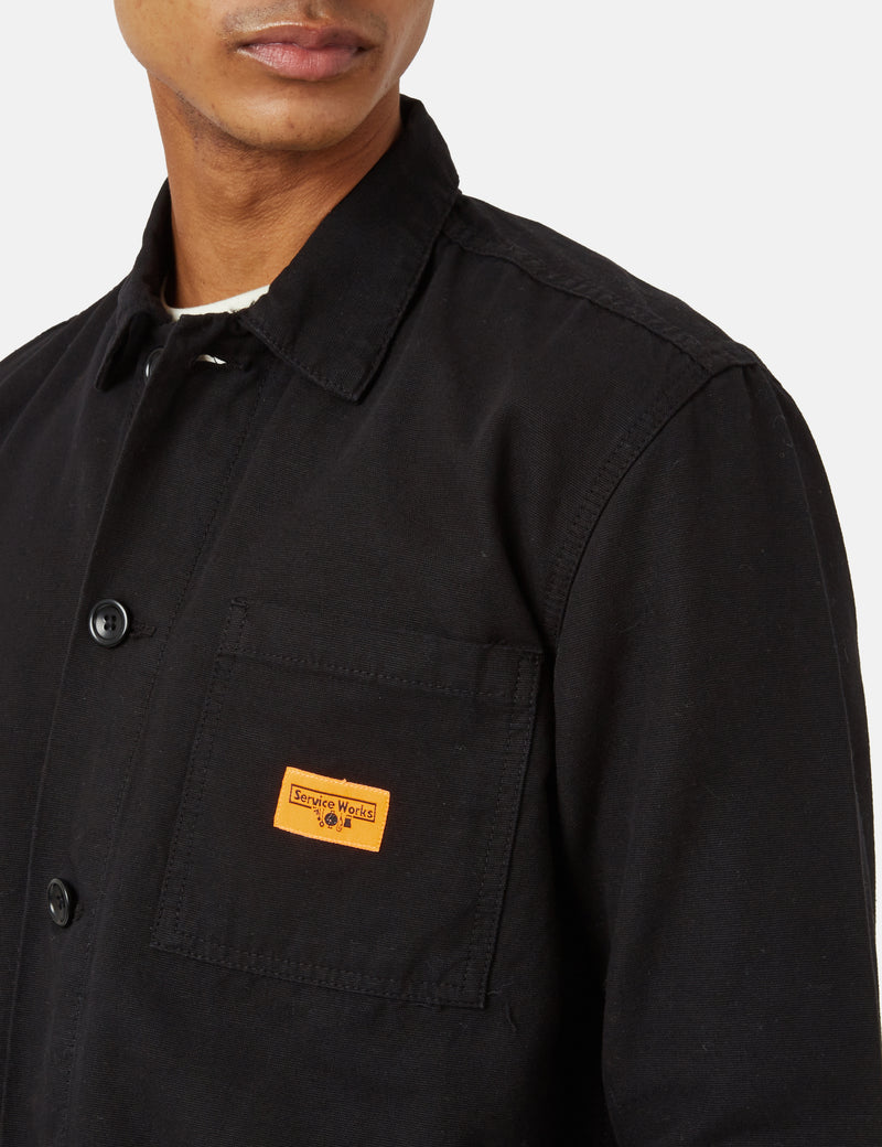 Service Works Coverall Jacket (Canvas) - Black