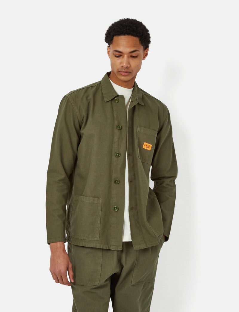 Service Works Canvas Coverall Jacket - Olive