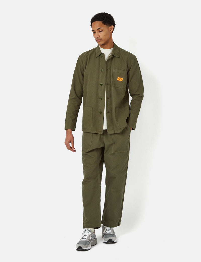 Service Works Canvas Coverall Jacket - Olive