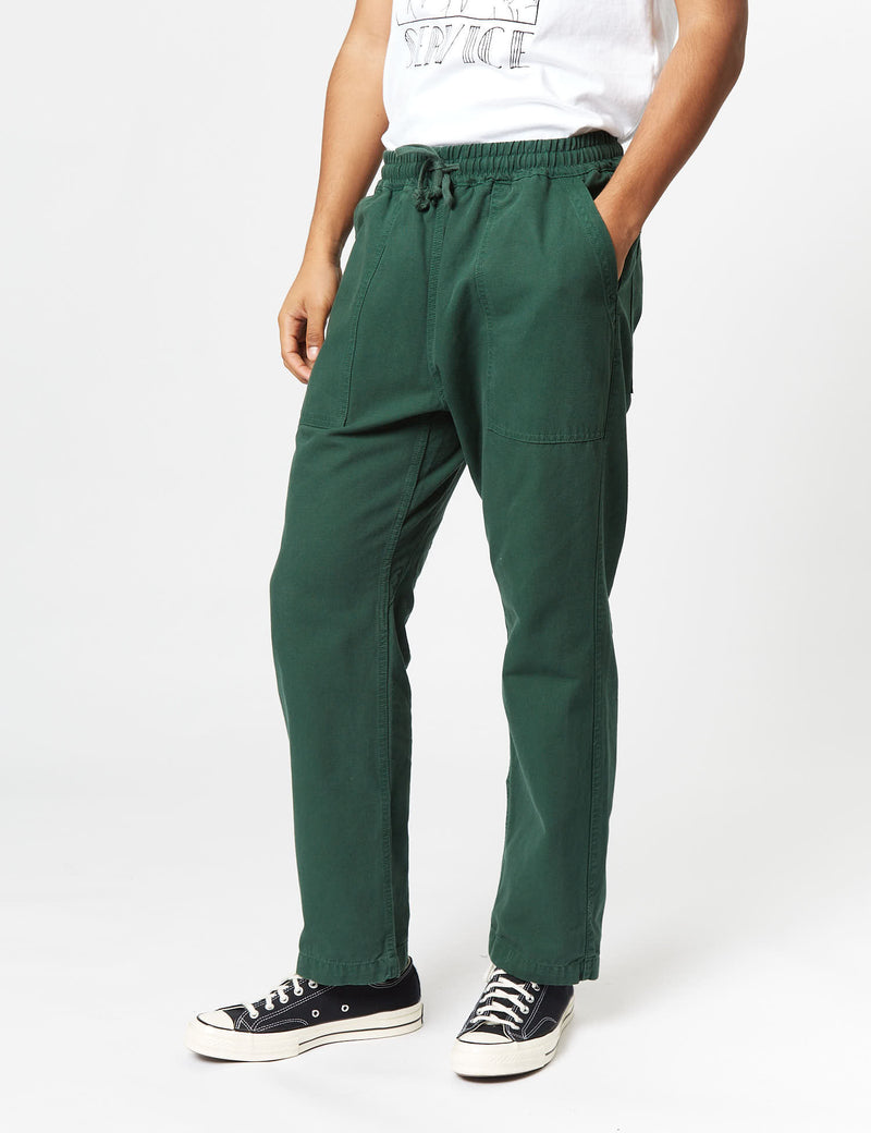 Service Works Classic Chef Pants (Canvas) - Forest Green