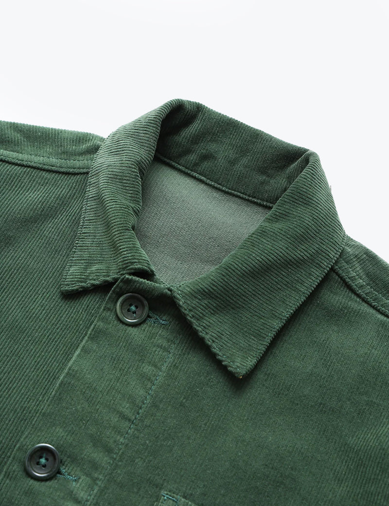 Service Works Coverall Jacket (Cord) - Forest Green