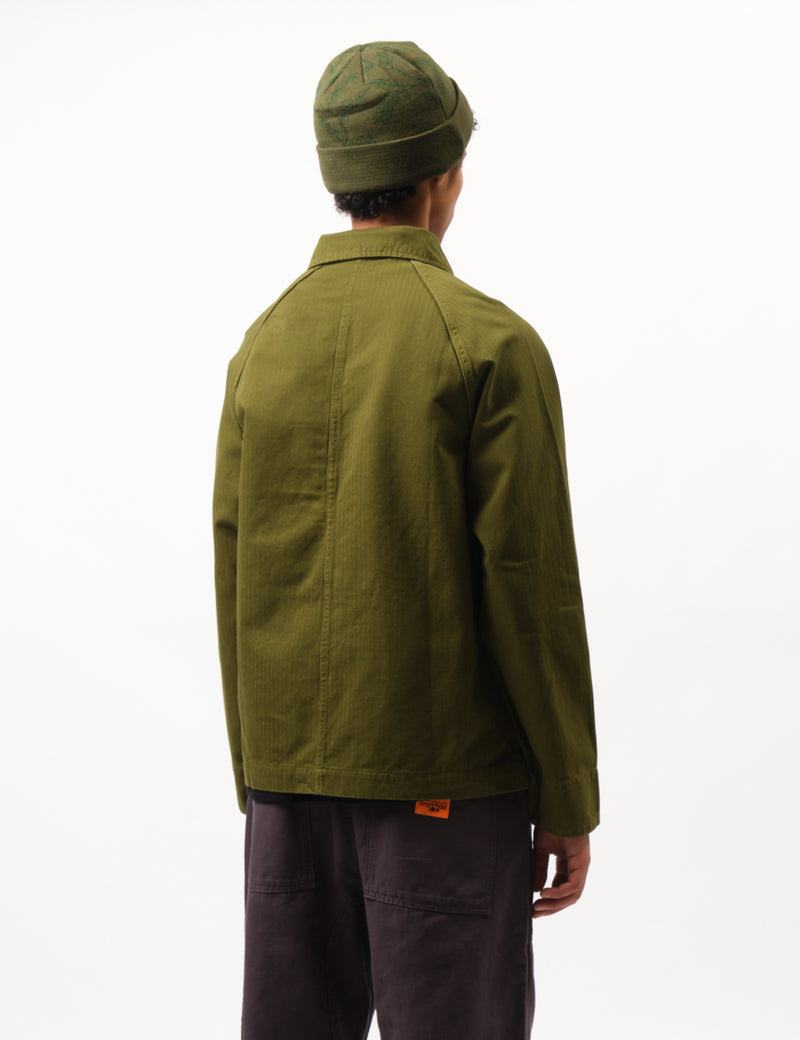 Service Works Herringbone FOH Jacket - Pesto