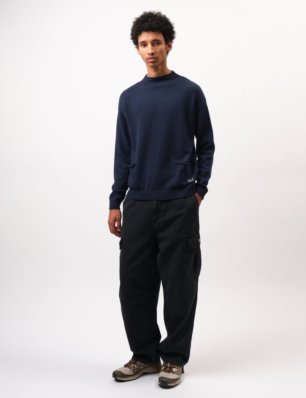 2022　Workers　 Navy Smock Mod Service Works Market Smock Navy – Partners Menswear