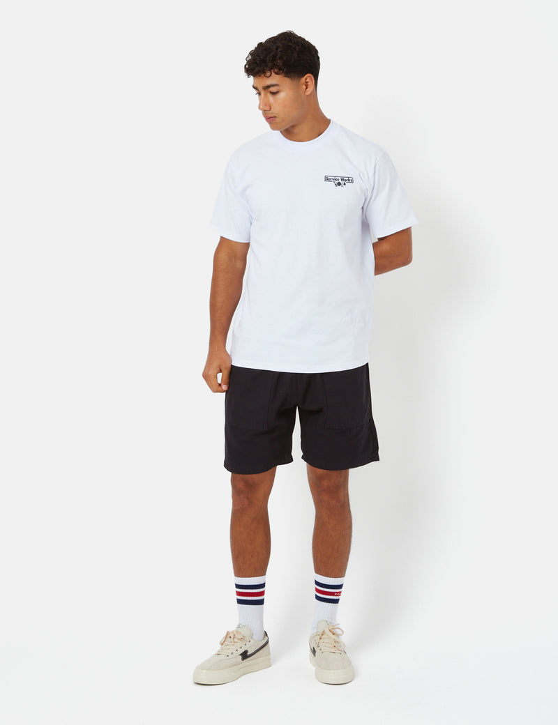 Service Works Classic Chef Shorts (Canvas) - Black