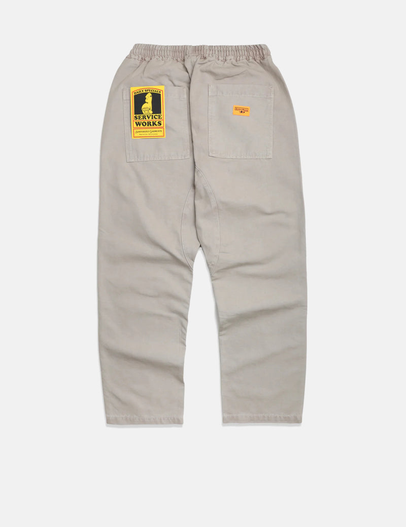 Service Works Classic Canvas Chef Pant - Stone