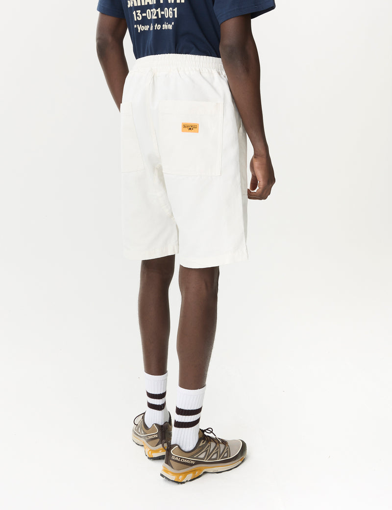 Service Works Canvas Chef Shorts - Off White