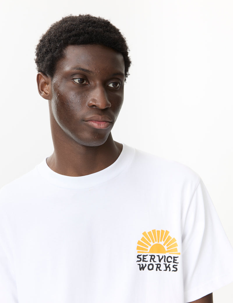 Service Works Sunny Side Up T-Shirt - White