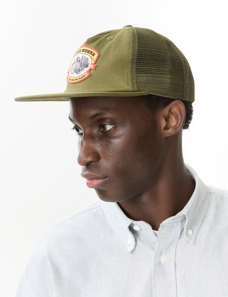 Service Works All You Can Eat Trucker - Olive Green