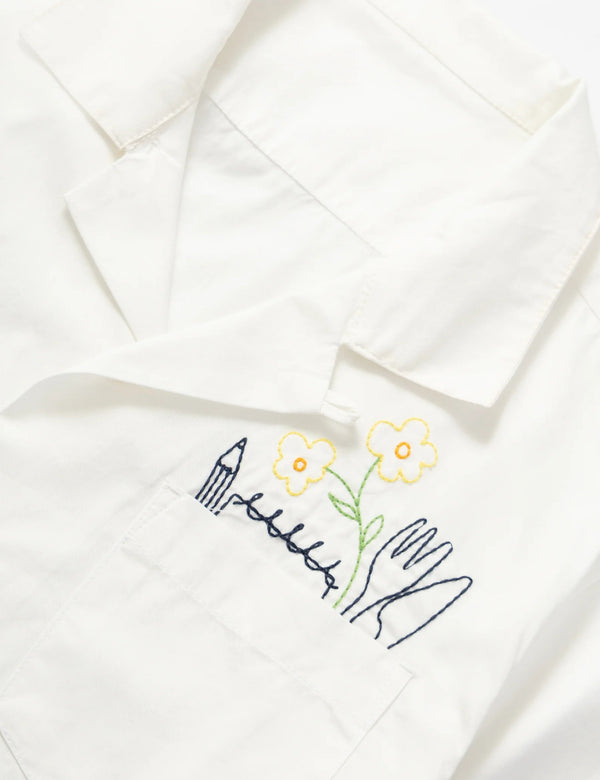 Service Works Necessities Short Sleeve Shirt - Off White