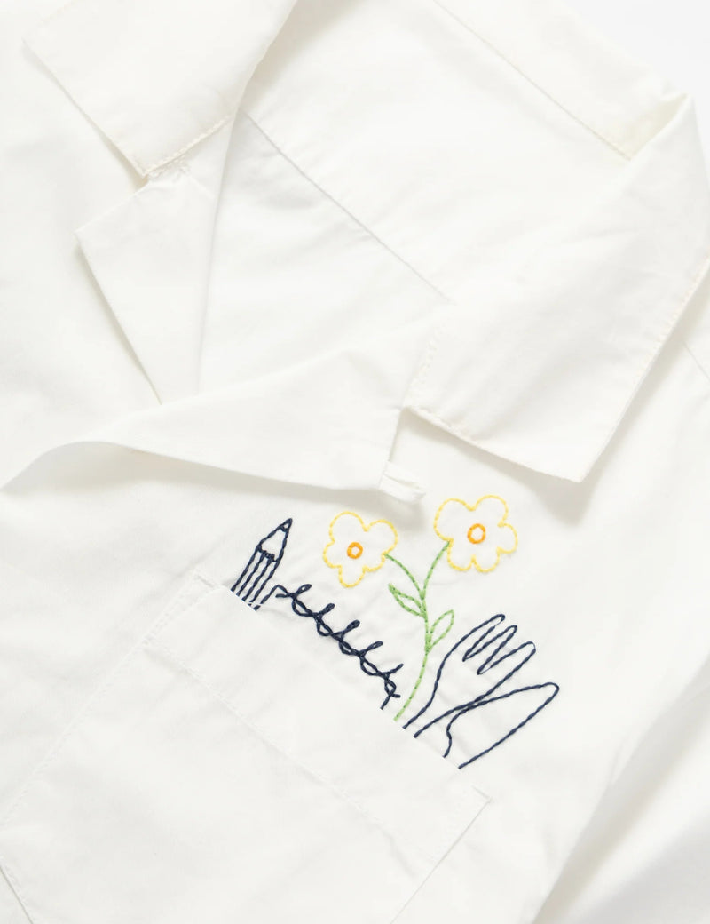 Service Works Necessities Short Sleeve Shirt - Off White