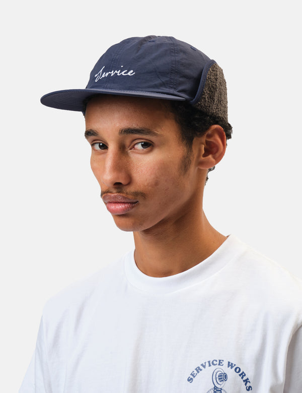 Service Works Script Trapper Cap - Navy Blue