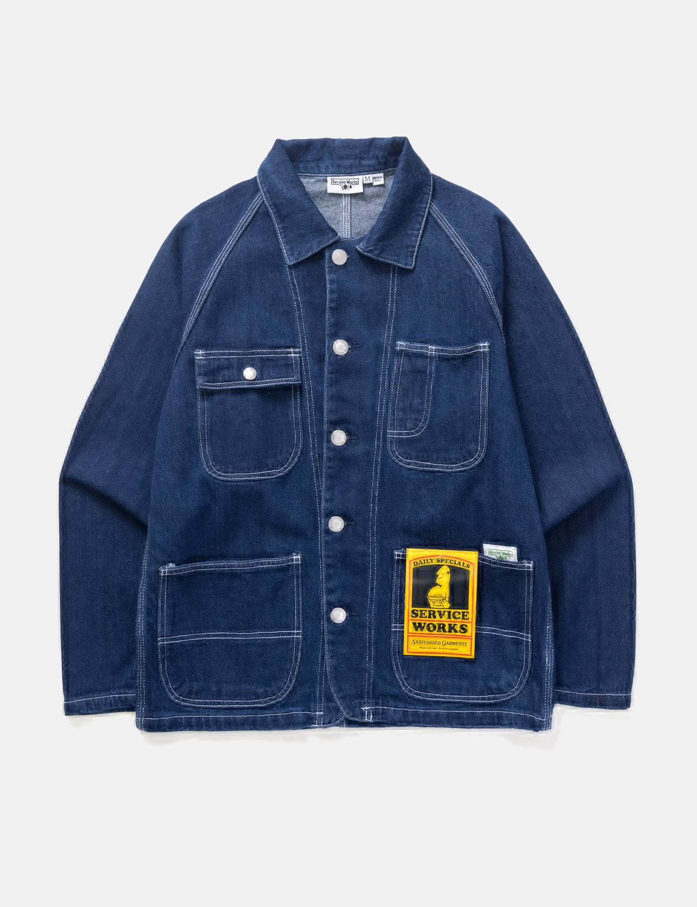 Service Works Denim Coverall Jacket 2.0 One Wash Indigo | Urban
