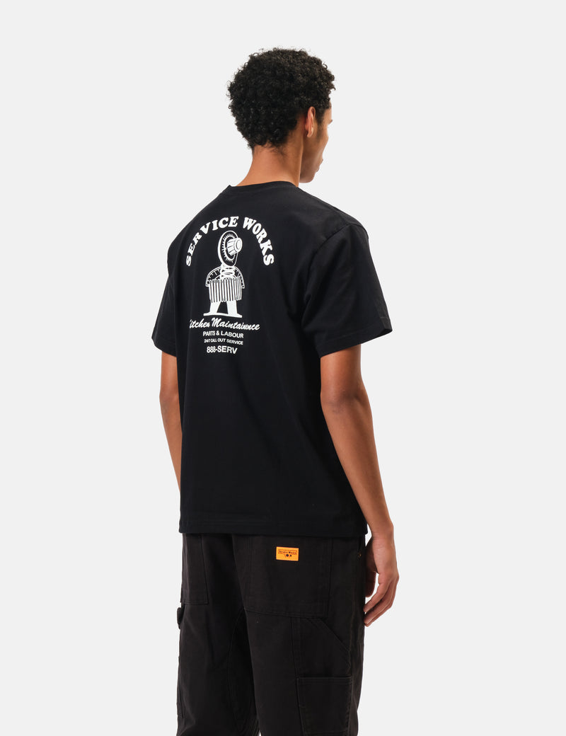 Service Works Maintenance T-Shirt - Black