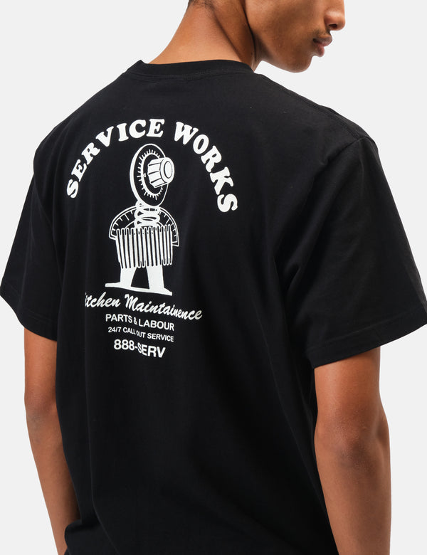 Service Works Maintenance T-Shirt - Black