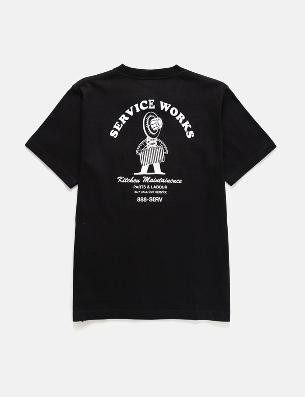 Service Works Maintenance T-Shirt - Black