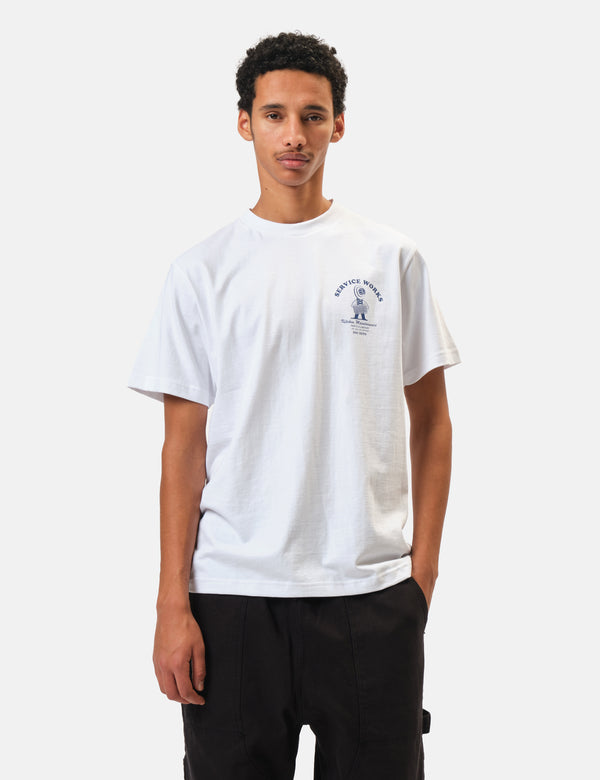 Service Works Maintenance T-Shirt - White