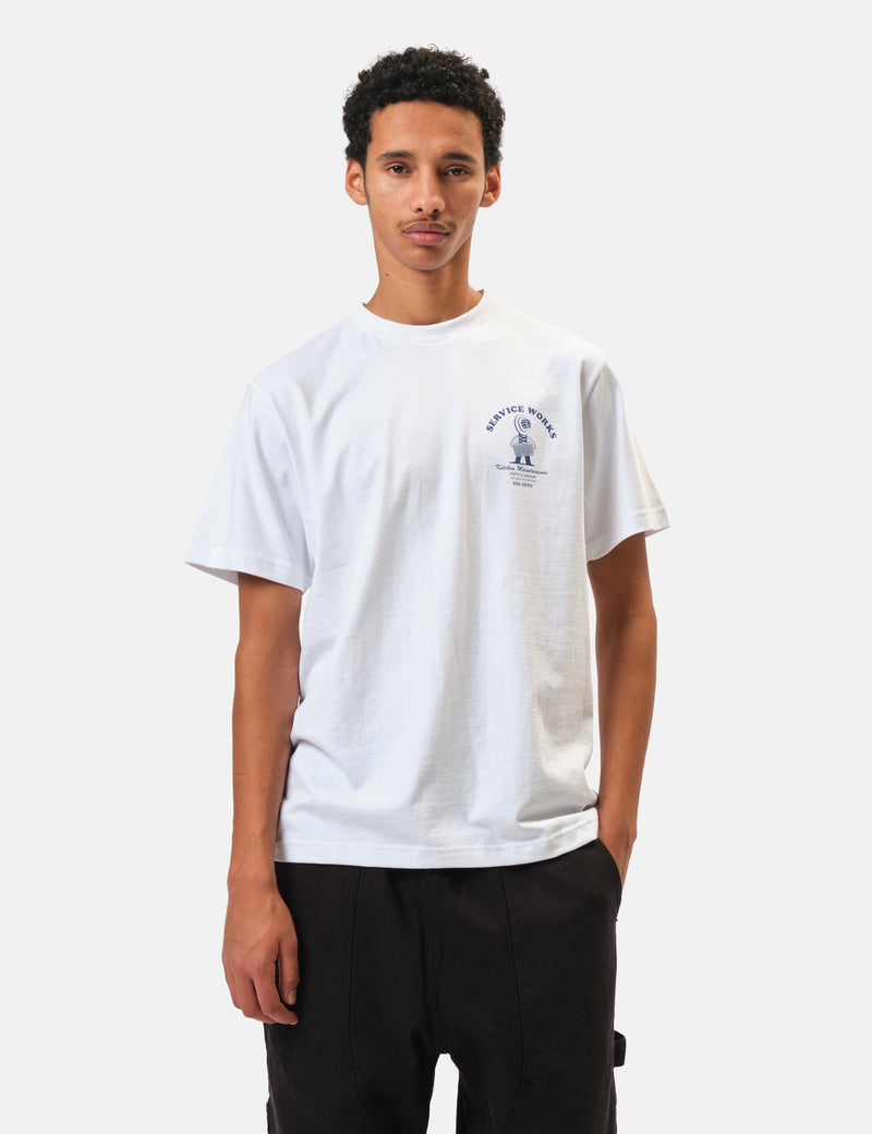 Service Works Maintenance T-Shirt - White