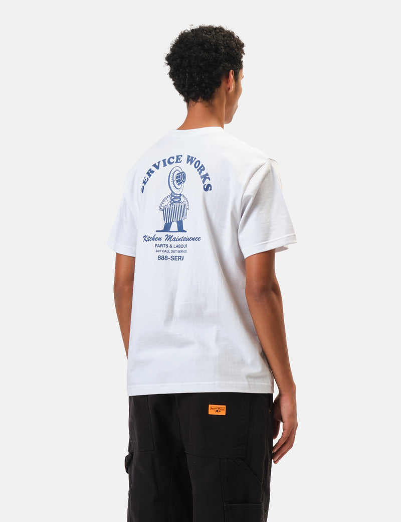 Service Works Maintenance T-Shirt - White