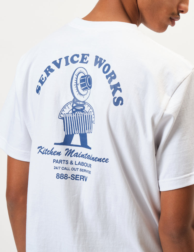 Service Works Maintenance T-Shirt - White