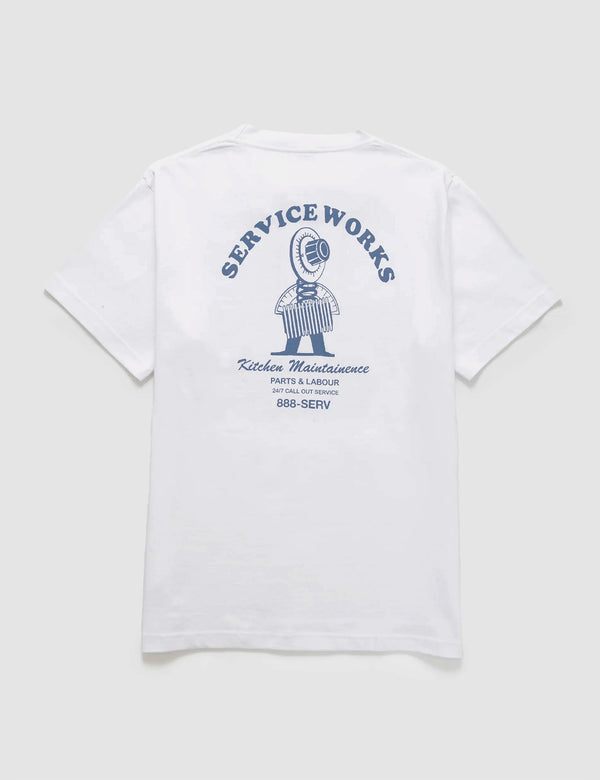 Service Works Maintenance T-Shirt - White