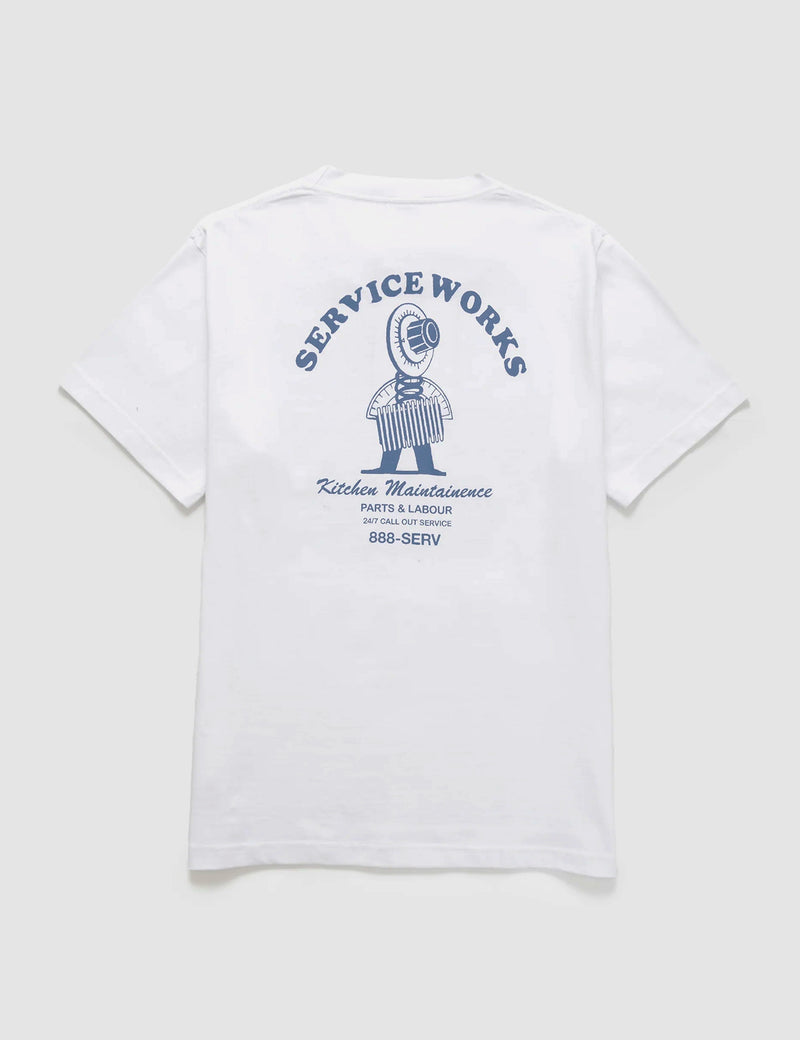 Service Works Maintenance T-Shirt - White