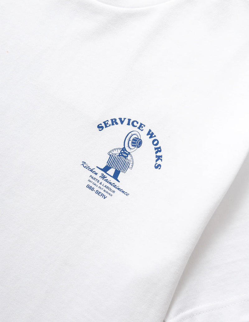 Service Works Maintenance T-Shirt - White