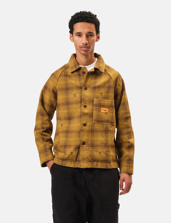 Service Works Thistle Plaid Front of House Jacket - Ochre