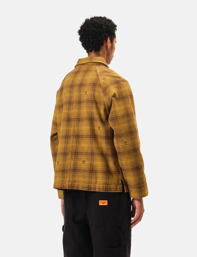 Service Works Thistle Plaid Front of House Jacket - Ochre