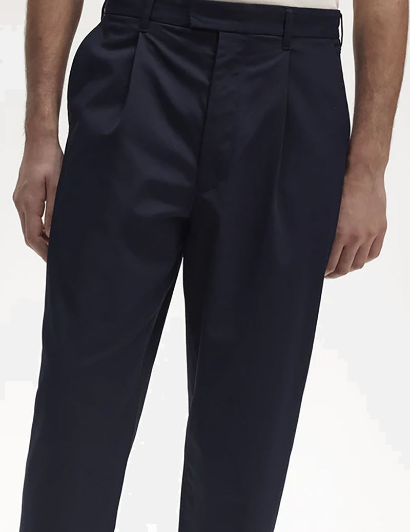 Fred Perry Tapered Trousers (Tapered) - Navy Blue