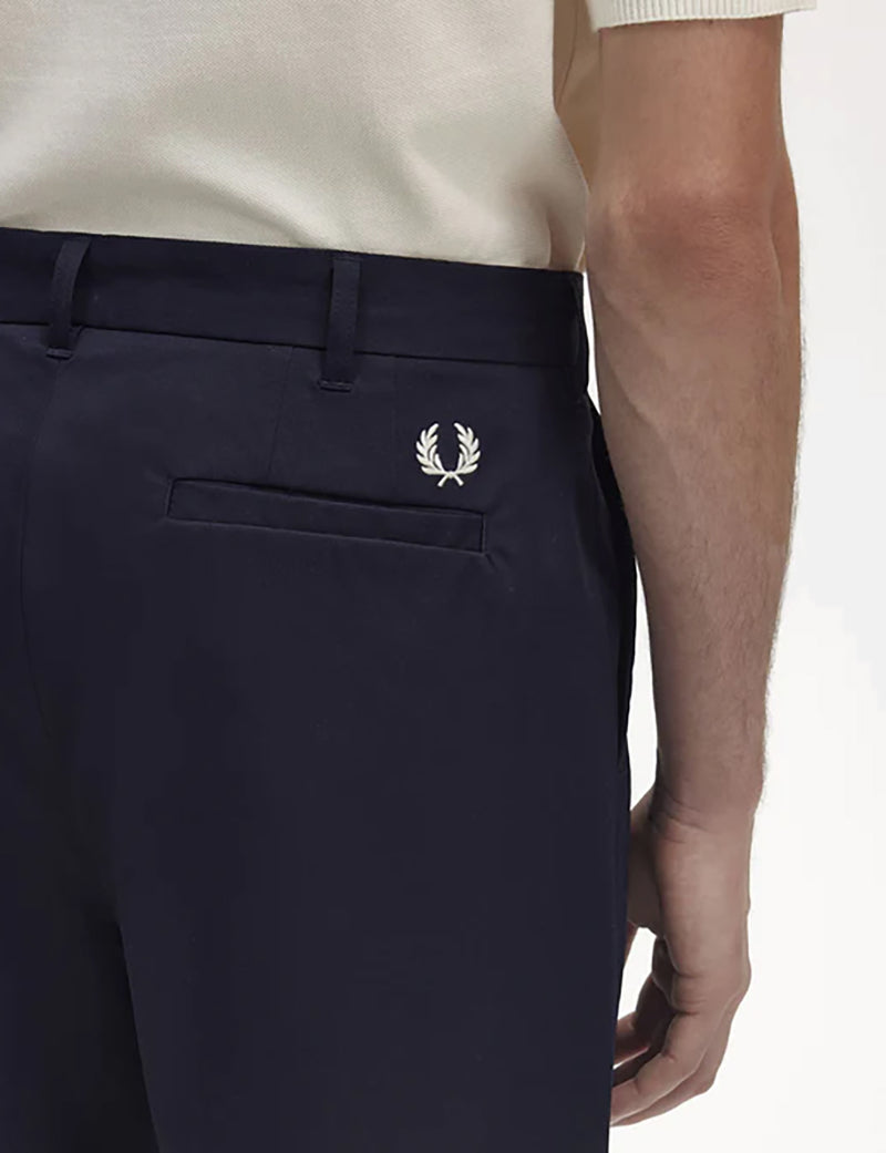 Fred Perry Tapered Trousers (Tapered) - Navy Blue