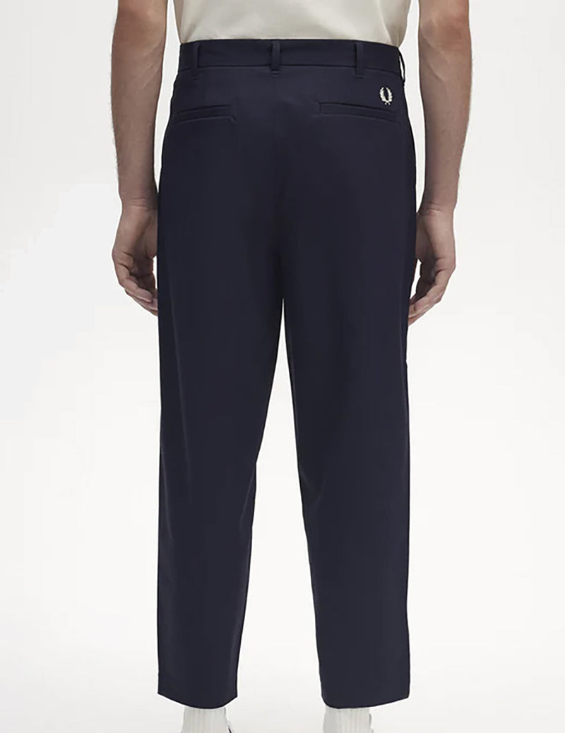 Fred Perry Tapered Trousers (Tapered) - Navy Blue