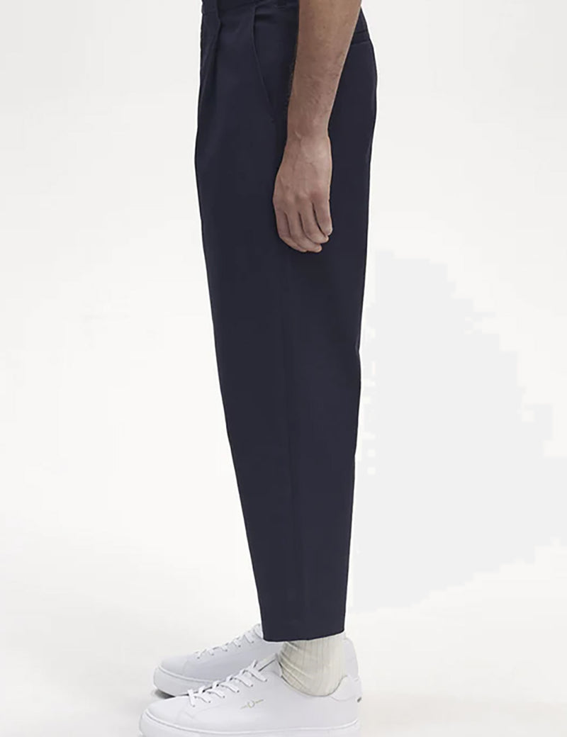Fred Perry Tapered Trousers (Tapered) - Navy Blue