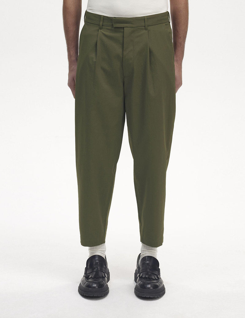 Fred Perry Tapered Trousers (Tapered)  - Uniform Green